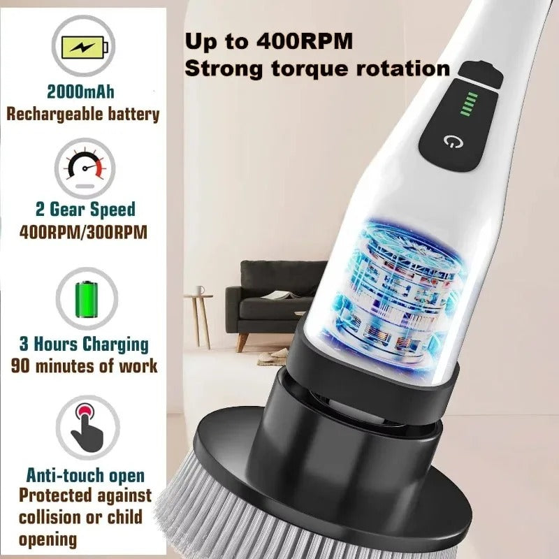 TurboScrub™ Cordless Power Cleaning Brush