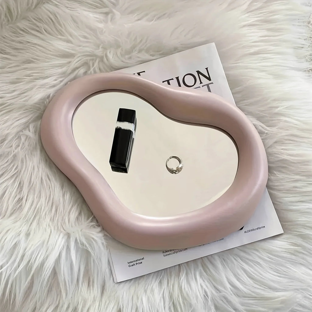 Ceramic Irregular Aesthetic Vanity Mirror