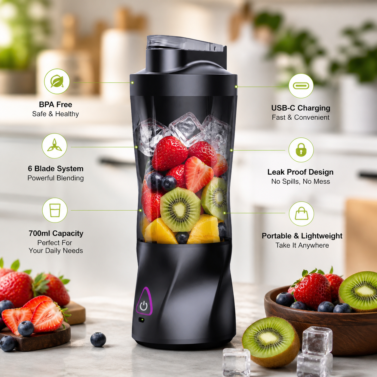 BlendGo™ Portable Blender