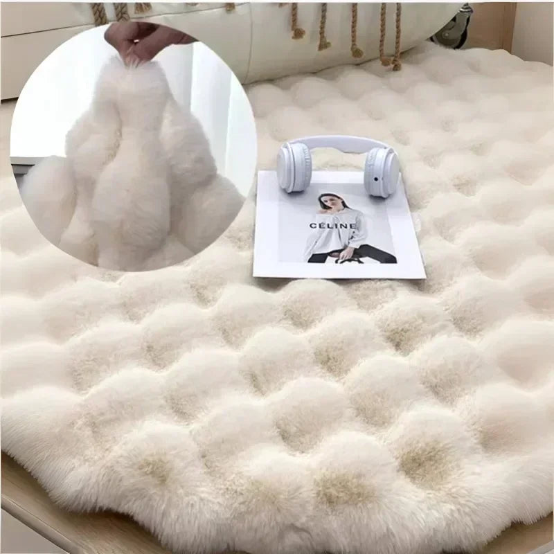 Plush Round Shaggy Area Rug
