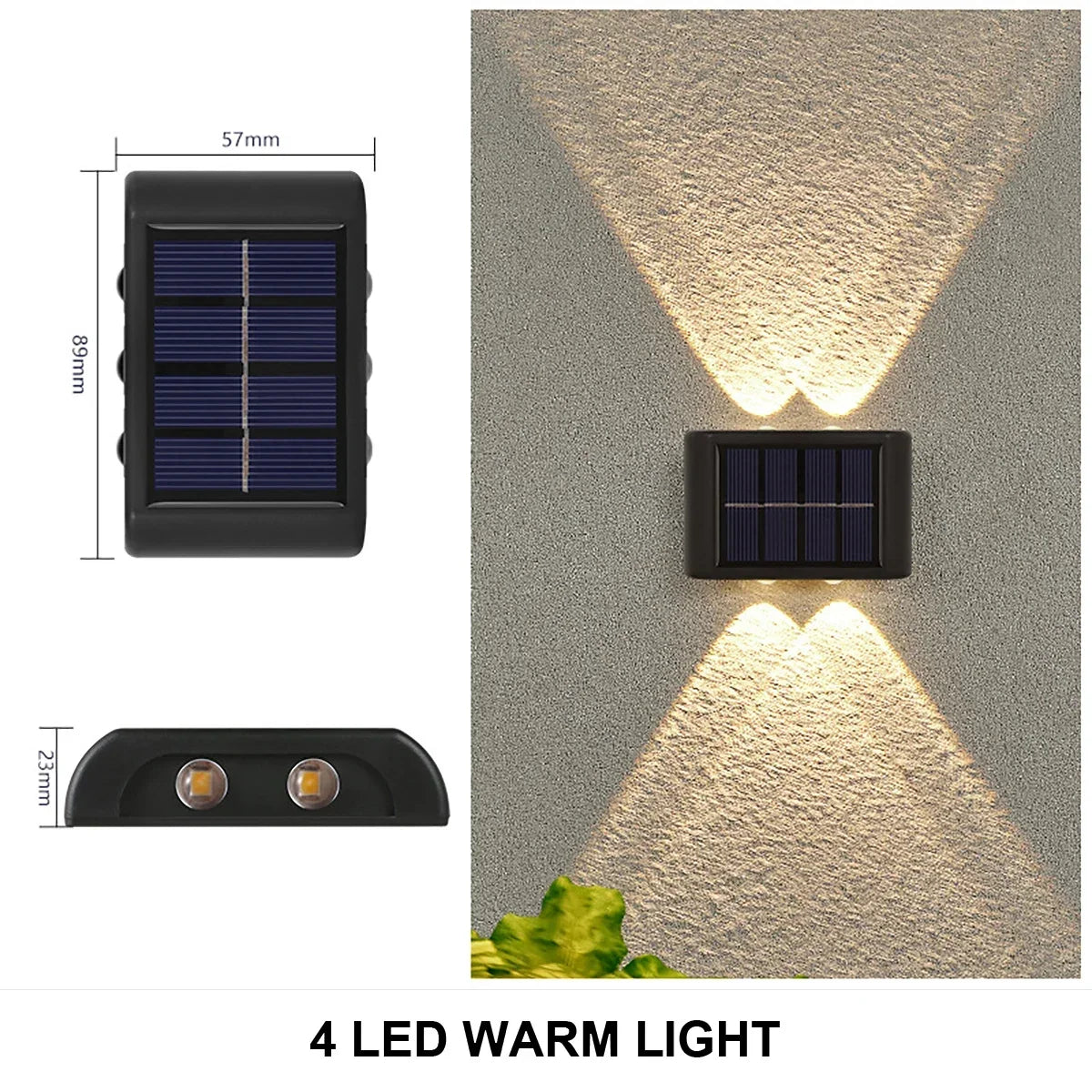 Outdoor Solar Wall Lamp Waterproof