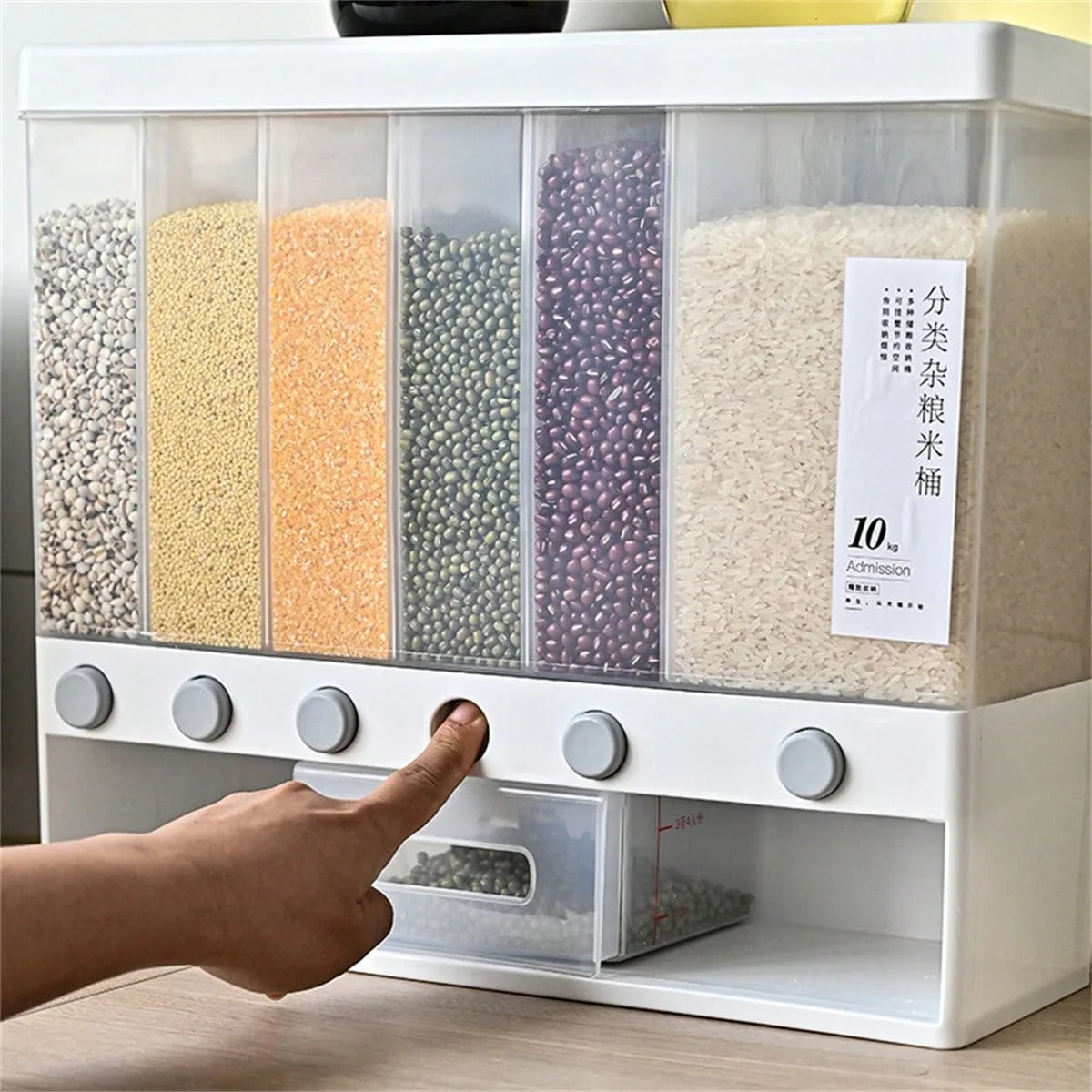 Wall Mounted 10L Cereal Dispenser
