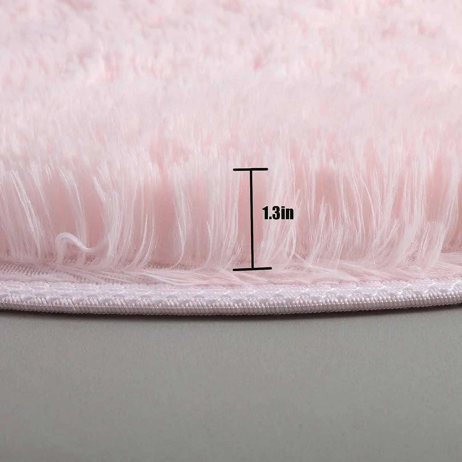 Fluffy Round Plush Area Rug