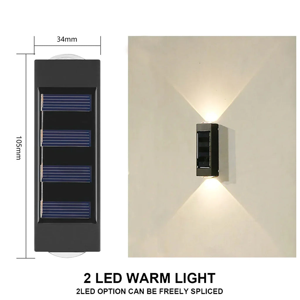 Outdoor Solar Wall Lamp Waterproof