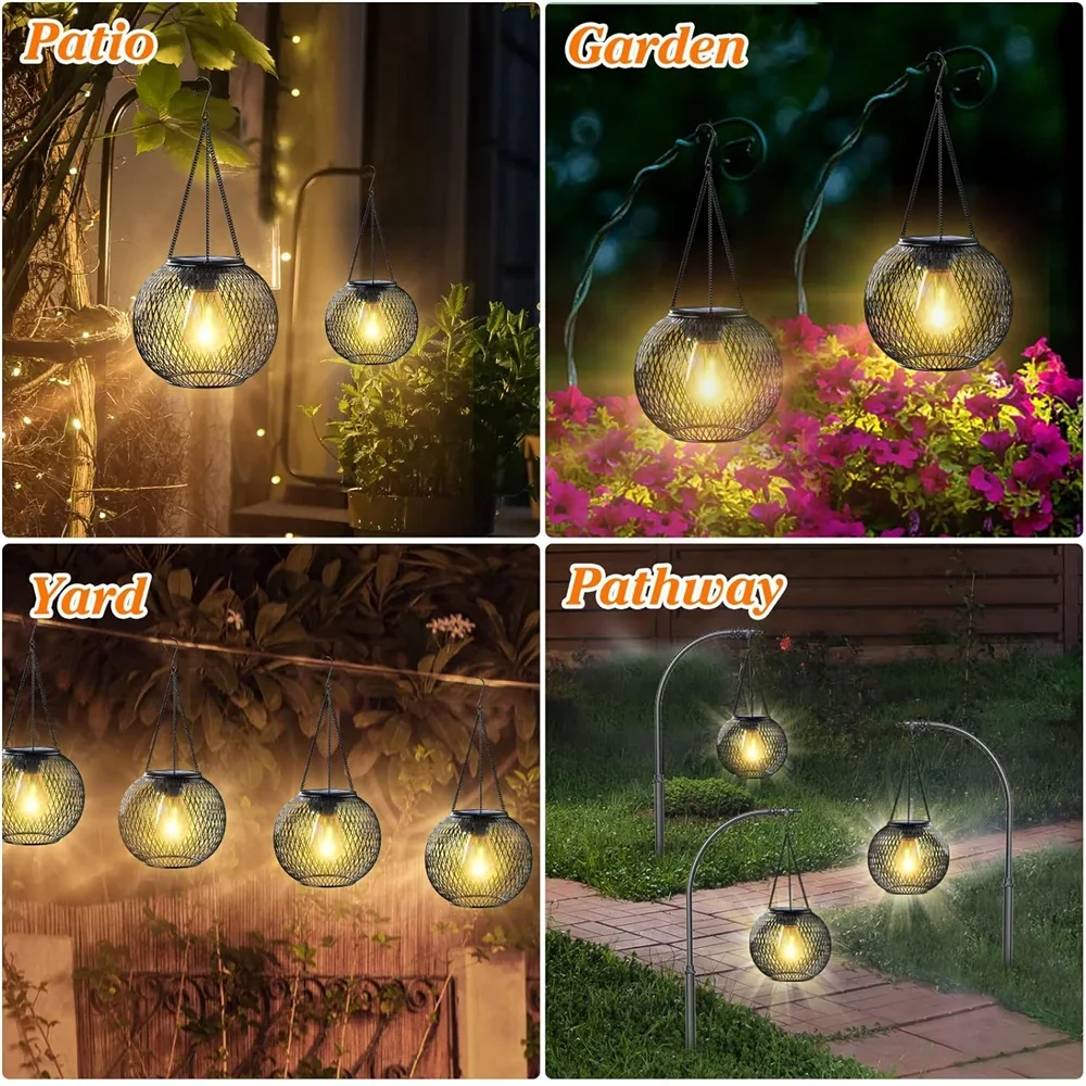 Solar LED Hanging Lantern Lights