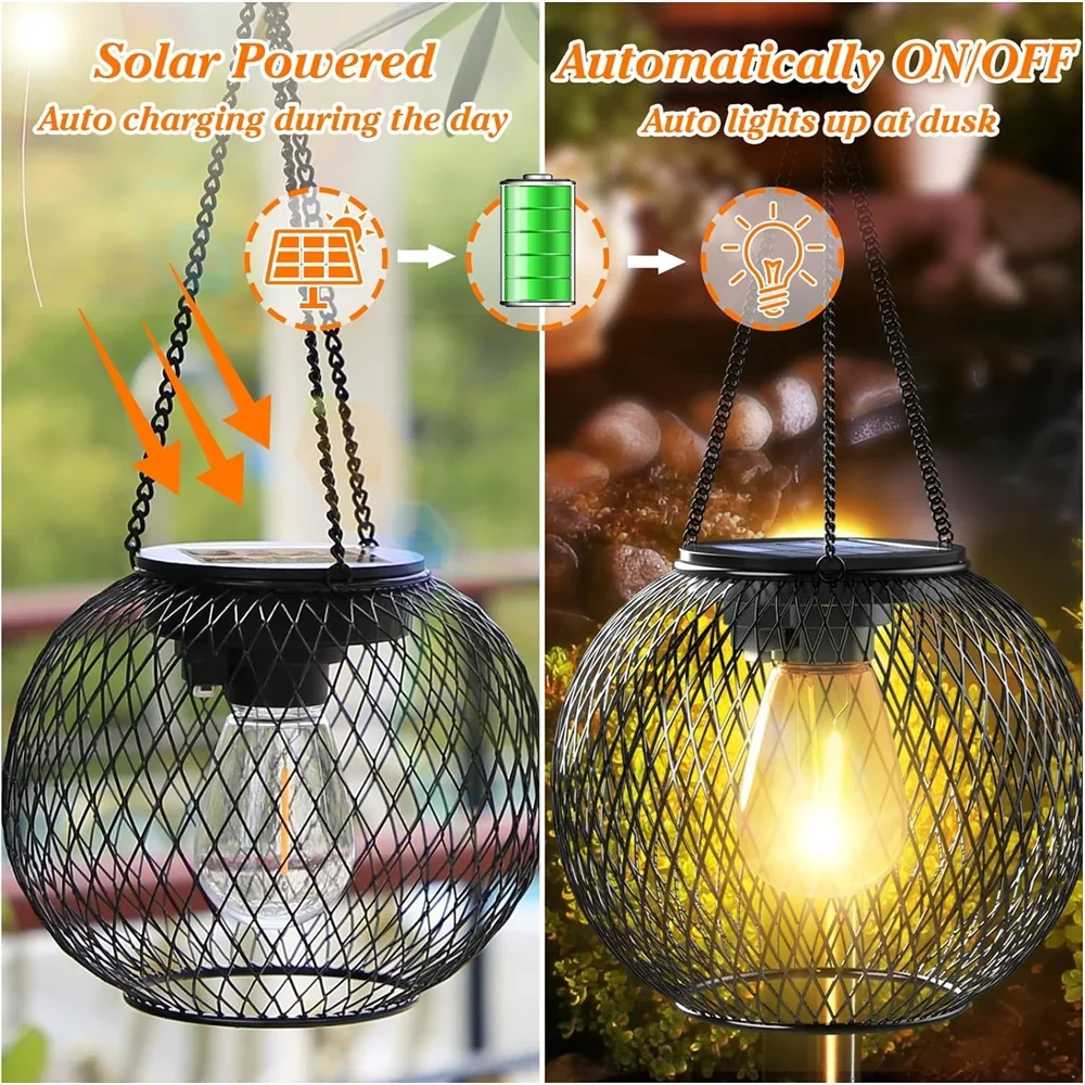 Solar LED Hanging Lantern Lights