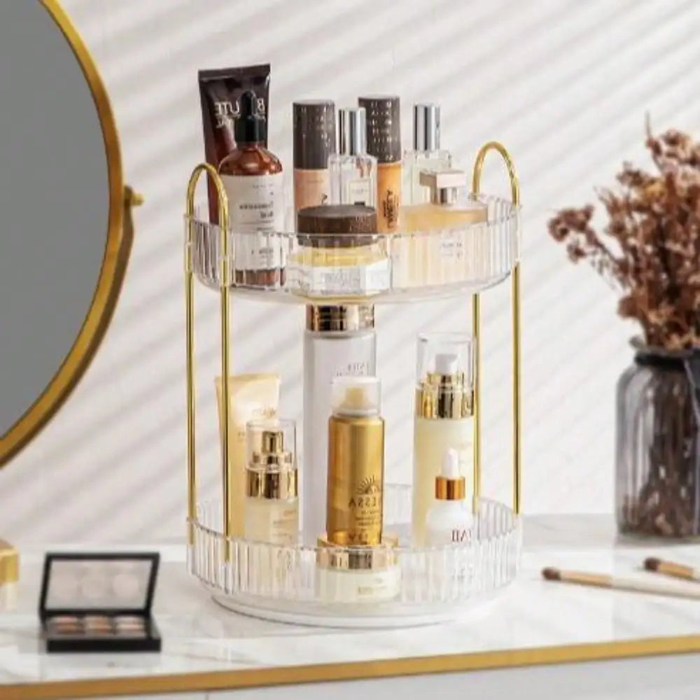 3-Tier Rotating Makeup Organizer
