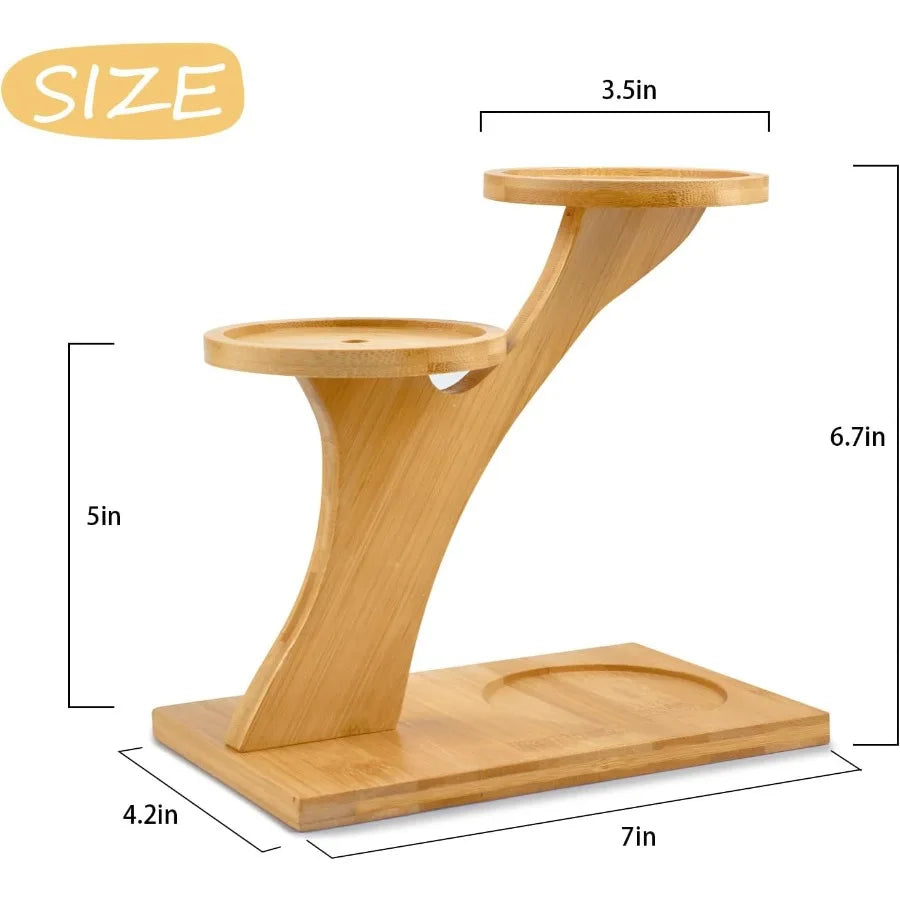 3-Tier Bamboo Plant Holder Shelf