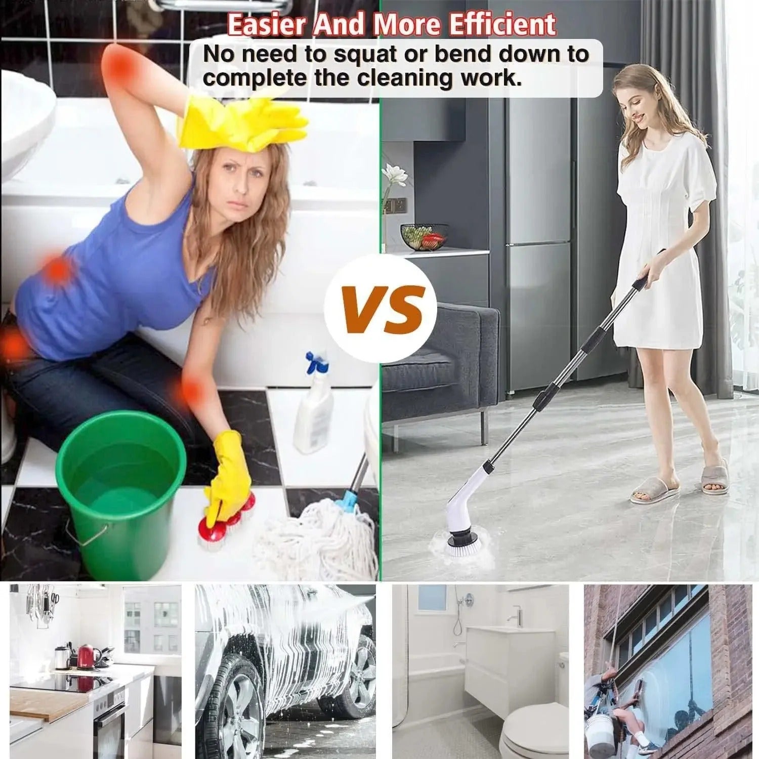 TurboScrub™ Cordless Power Cleaning Brush