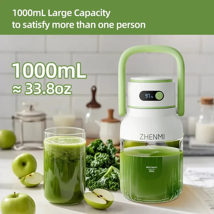 Portable USB-C Juicer Blender – 33oz